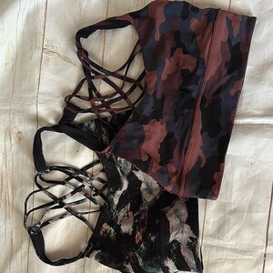 lululemon athletica Camo and Abstract Sports Bras